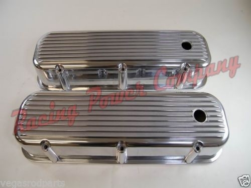 chevy finned aluminum valve covers