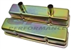 STEEL 1958-79 CHEVY SB 283-350 CIRCLE TRACK RACING VALVE COVERS Zinc