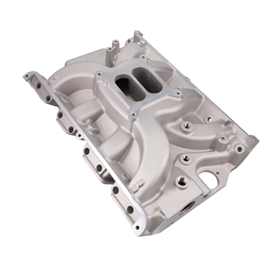 Ford Big Block FE Carbureted Satin Aluminum Dual Plane Intake Manifold